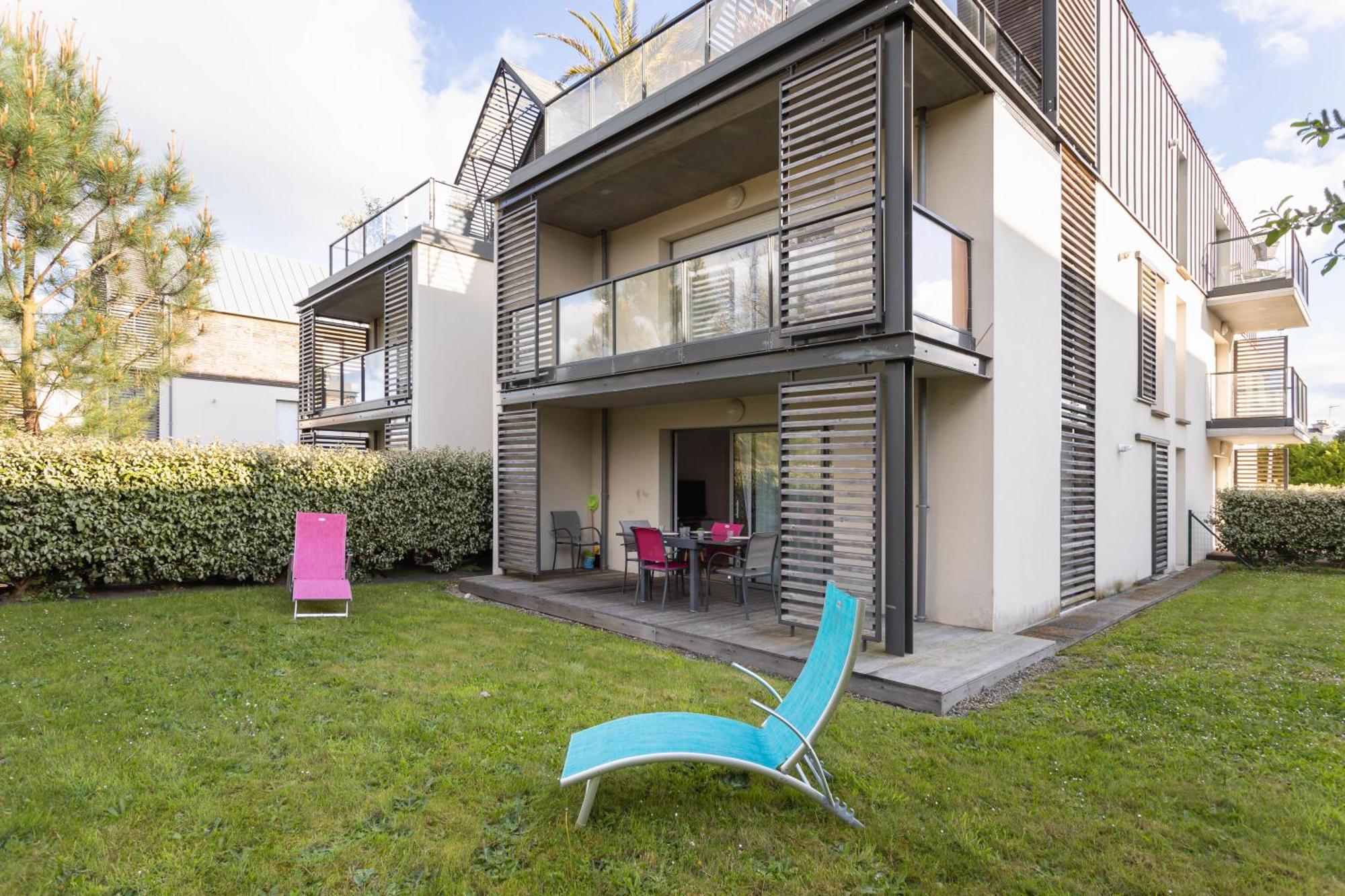 Apartament Le Garden By Cocoonr Dinard Zewnętrze zdjęcie