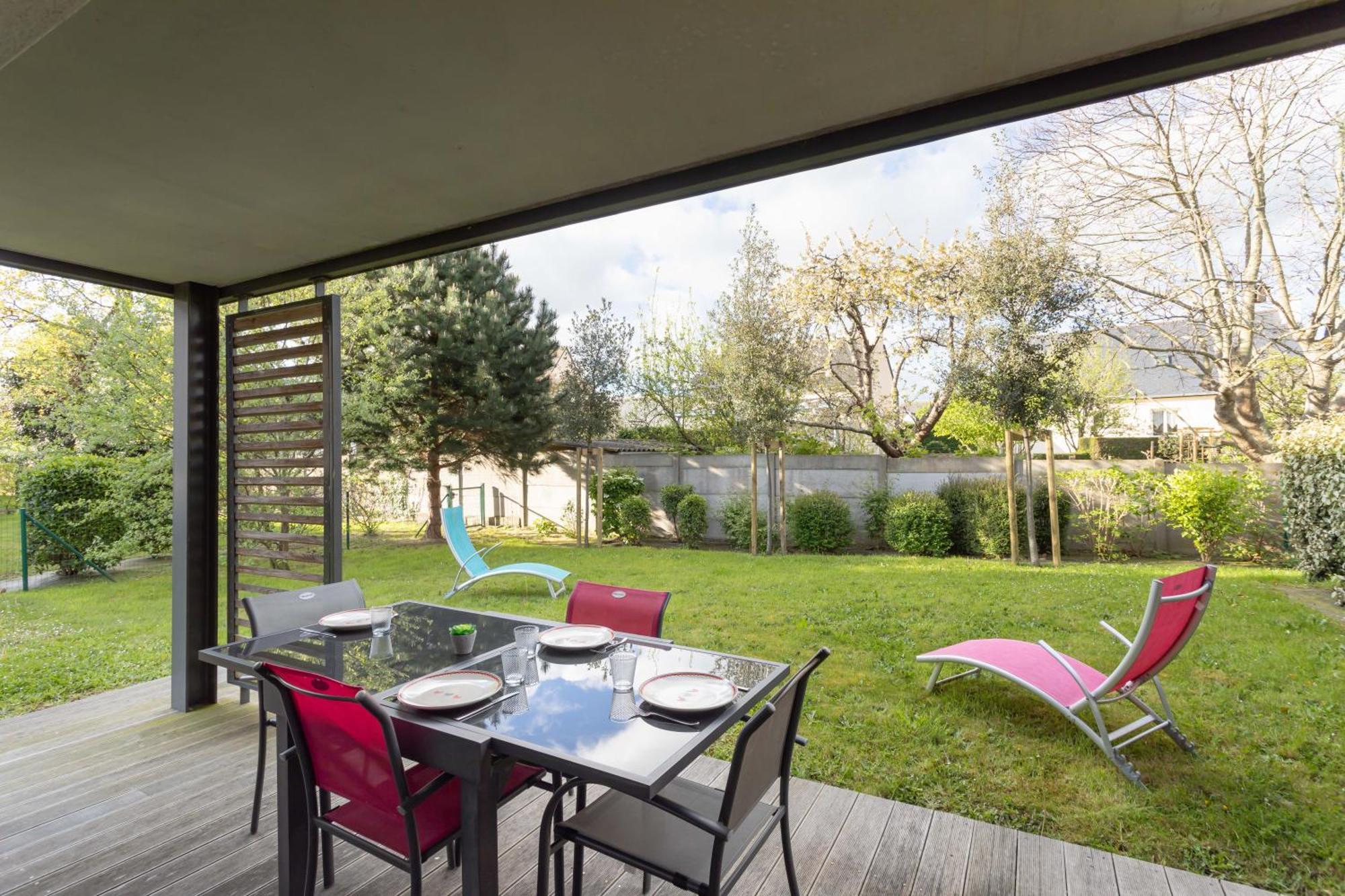 Apartament Le Garden By Cocoonr Dinard Zewnętrze zdjęcie